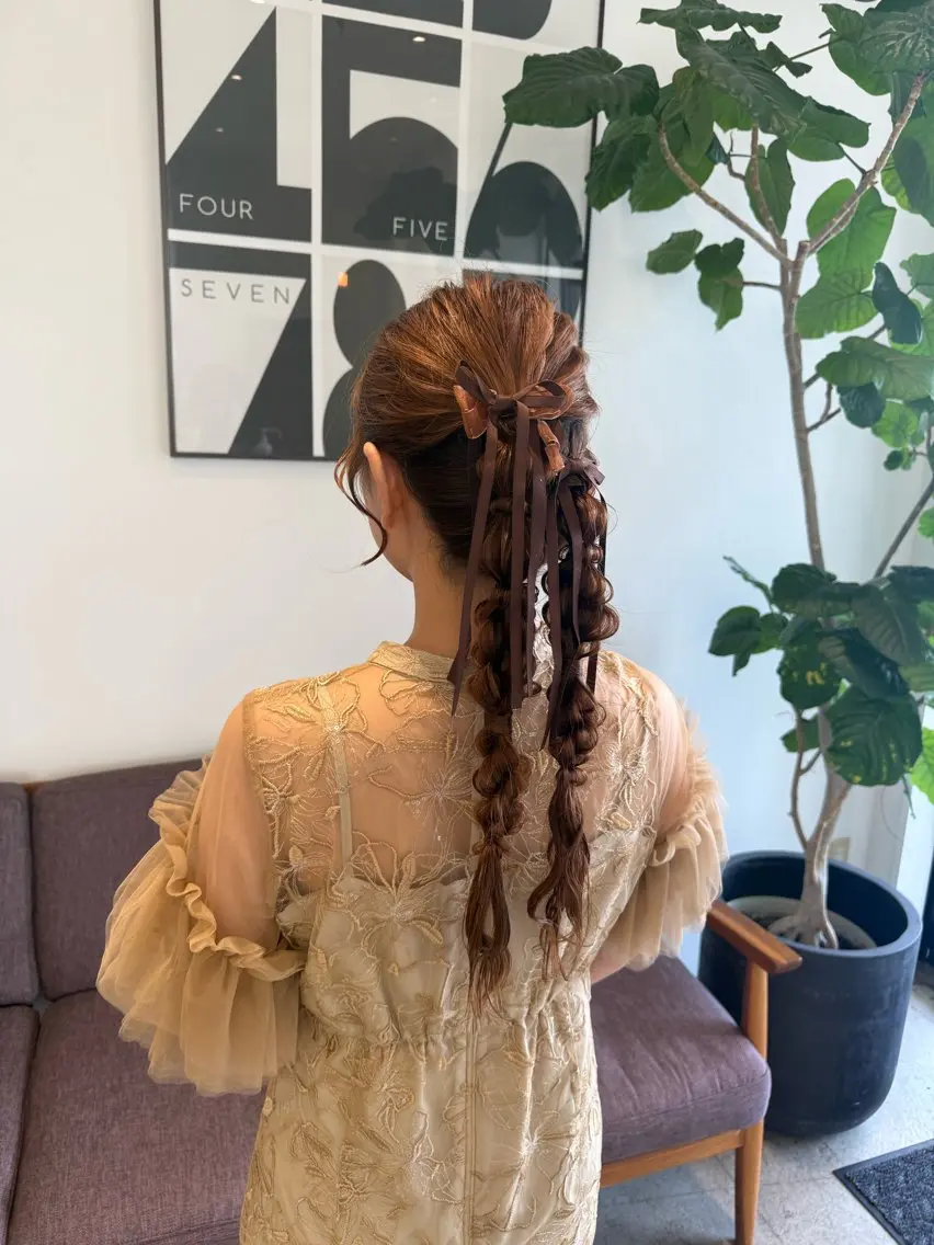 ヘアアレンジ ヘアセット メンズカット ˖ ࣪⊹Rioのヘアスタイル
