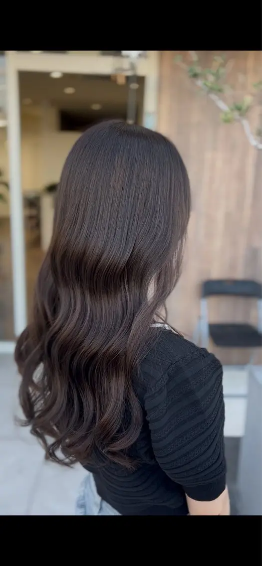 ロング カラー ブラウンカラー 透明感カラー カット ヘアカラー saria [ALEAP]のヘアスタイル