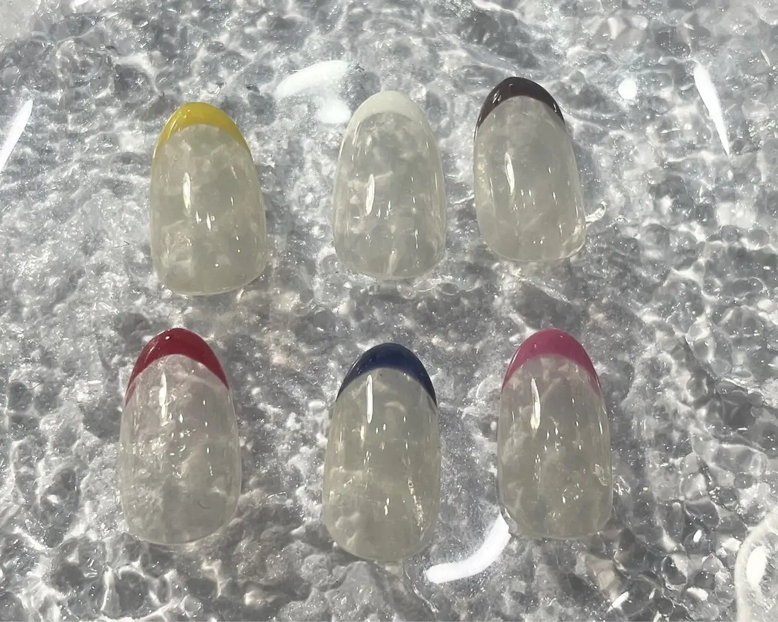 [ハンド]フレンチ※ベースカラー有◎¥8,500 -パラジェル/フィルイン対応可能の写真