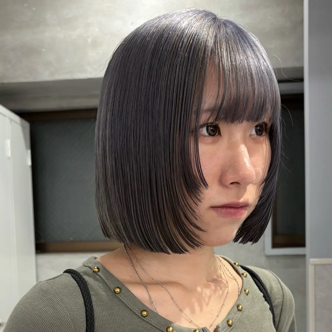 ショート カラー ブリーチ ボブ カット ヘアカラー ボブ/透明感カラー /AYUNAのヘアスタイル