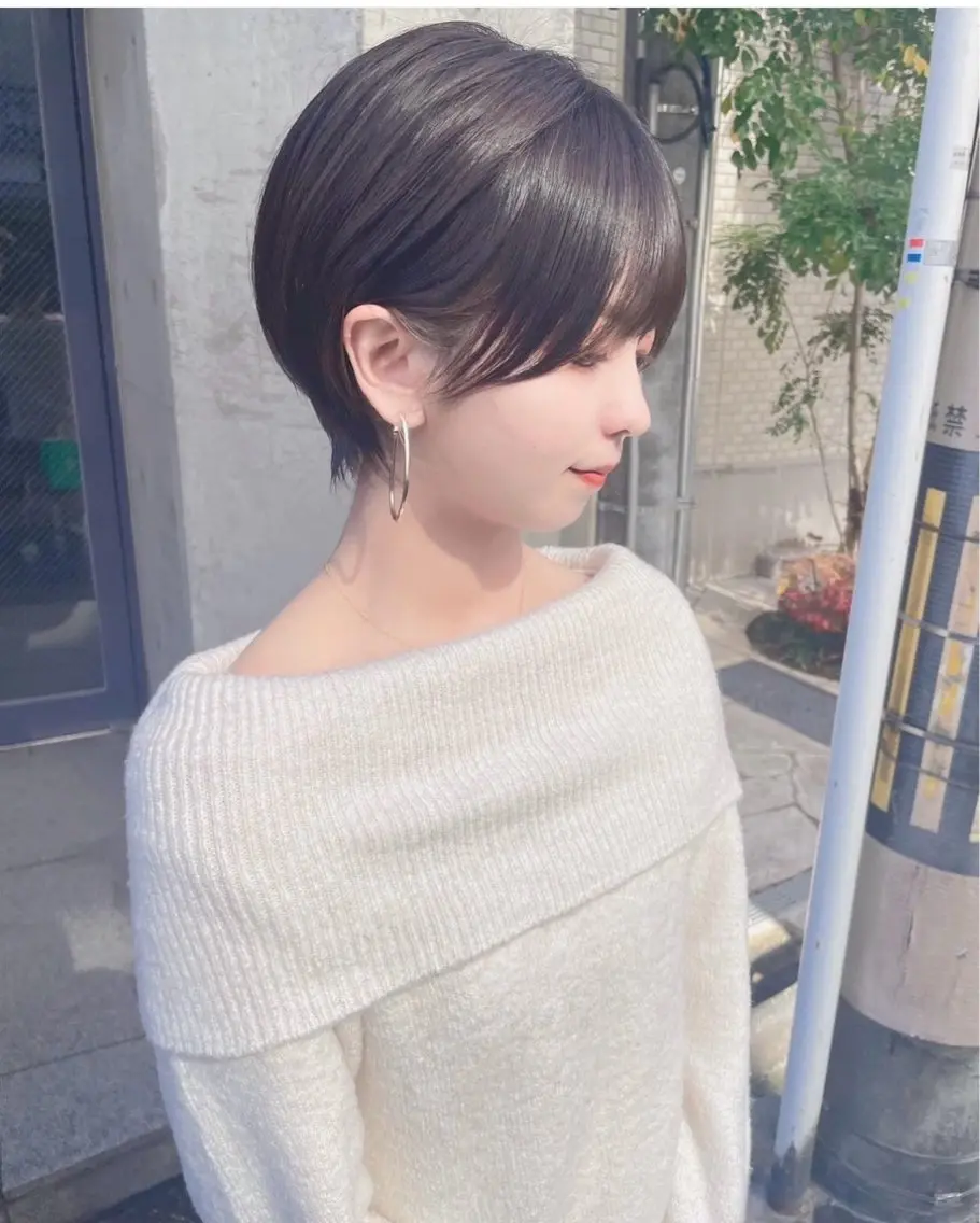 ショート カラー ❤️縮毛矯正❤️ 髪質改善❤️平野実花のヘアスタイル