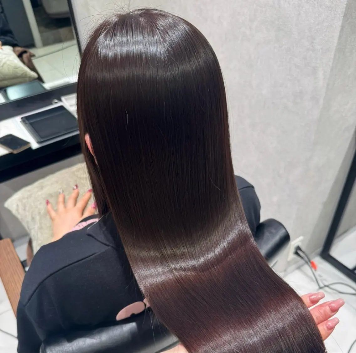 ロング ヘアカラー 沙瞳sara🎀🫧 /カラーNo.1のヘアスタイル