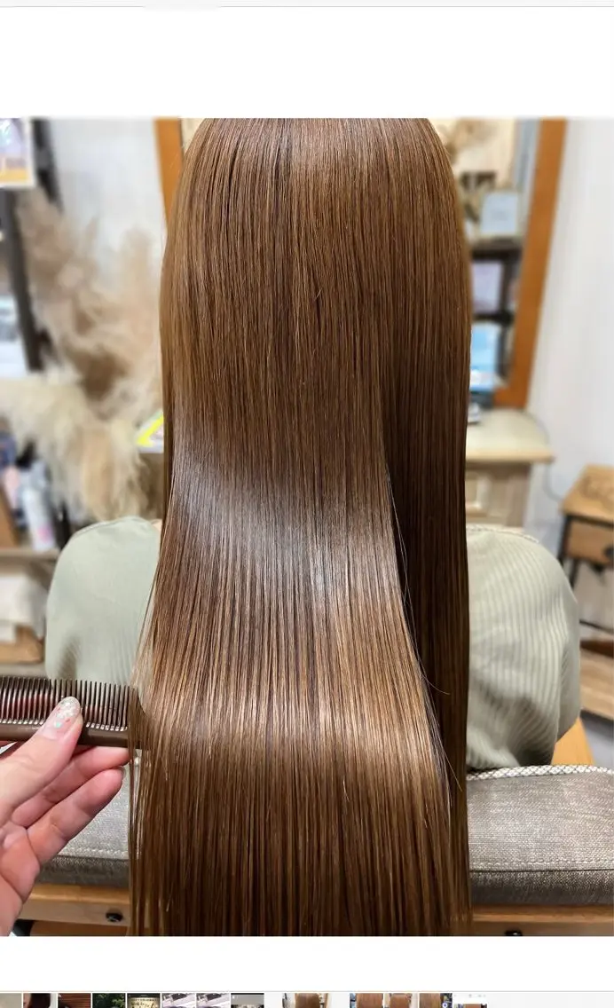 ロング 髪質改善 トリートメント トリートメント hair works raptureのヘアスタイル