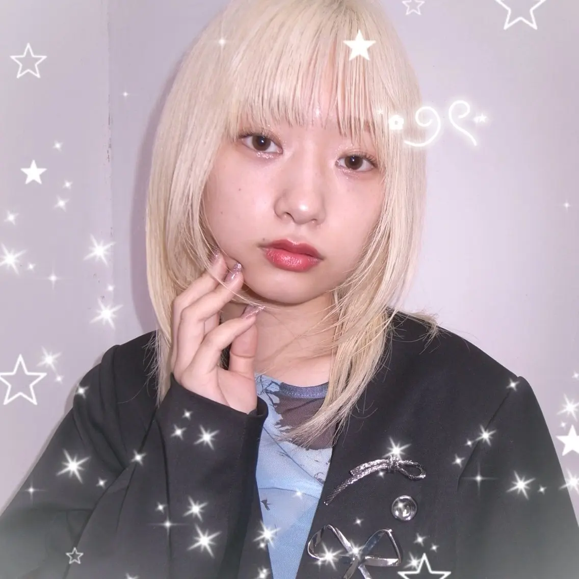 カラー ベージュ/透明感/ 桃子🎀のヘアスタイル