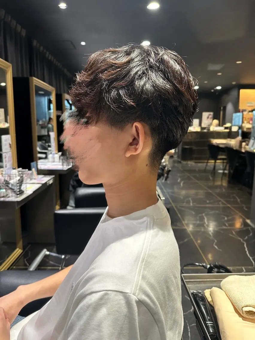 メンズ メンズパーマ 佐々木やすは/ レディースモデル募集のヘアスタイル