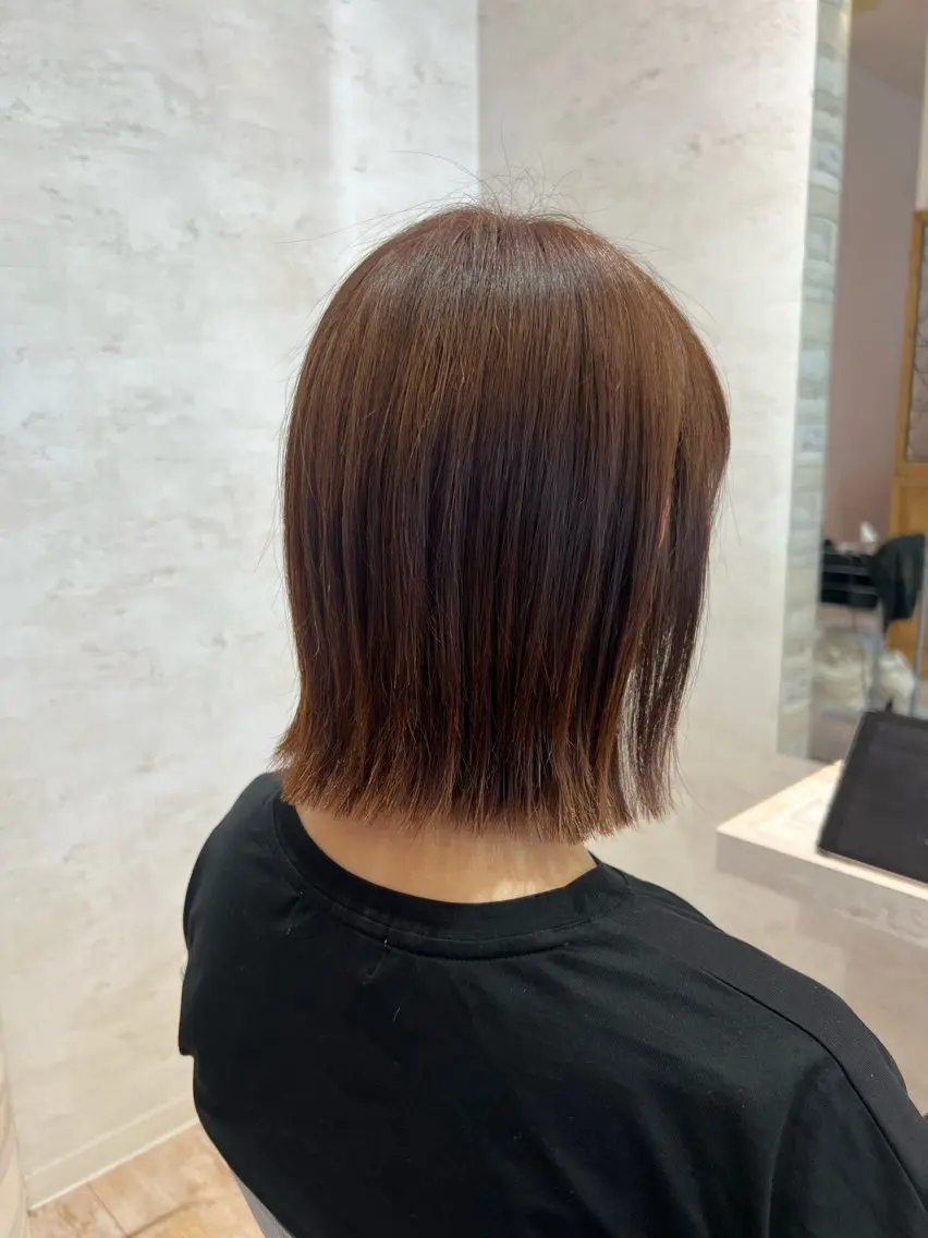 ショート ボブ 田中 千尋のヘアスタイル