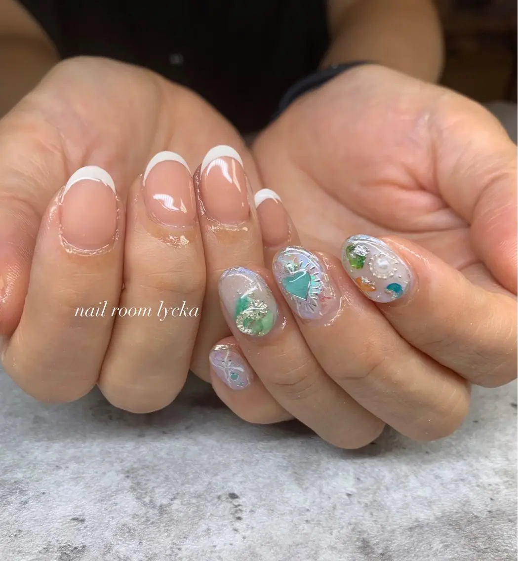 ネイル ネイルルームリッカ 𝐦𝐚𝐲𝐮のネイルデザイン