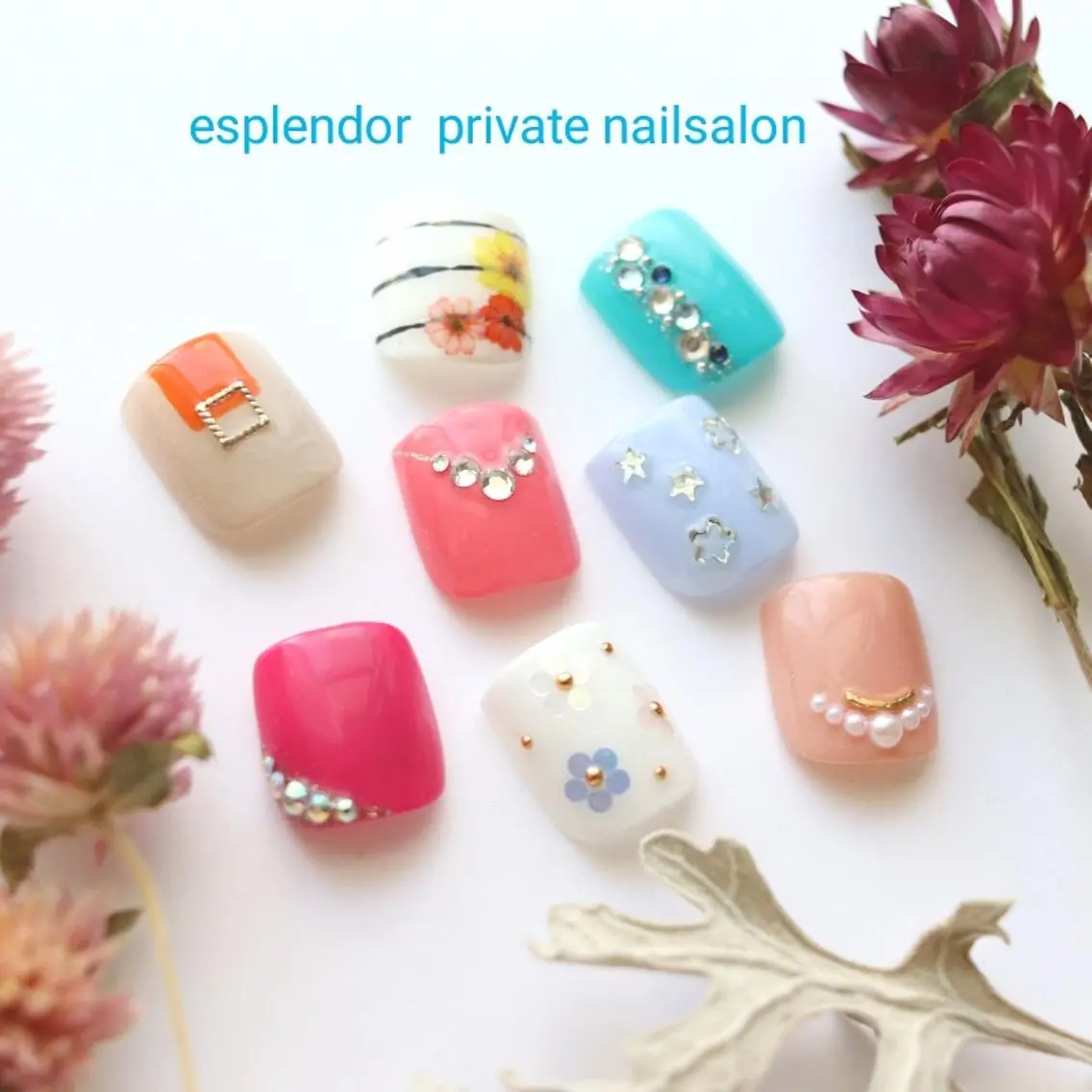 ネイル アートネイル フットネイル esplendor  小野寺のネイルデザイン