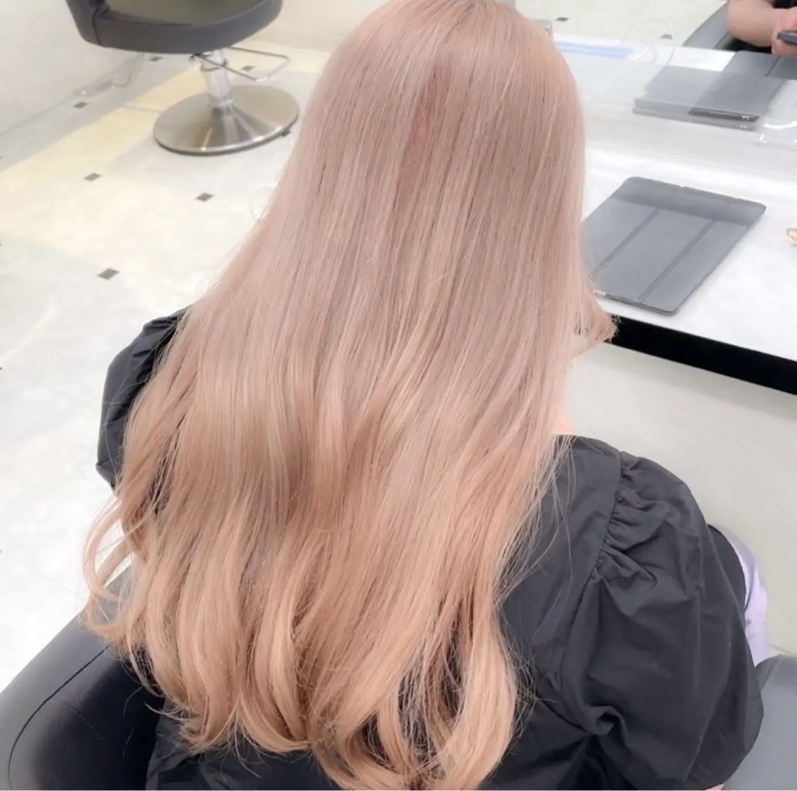 💗特別価格💗No.2人気💗カット➕ケアブリーチのWカラー➕プレミアムトリートメント➕ヘッドスパ➕ヘアセット🛁💗の写真