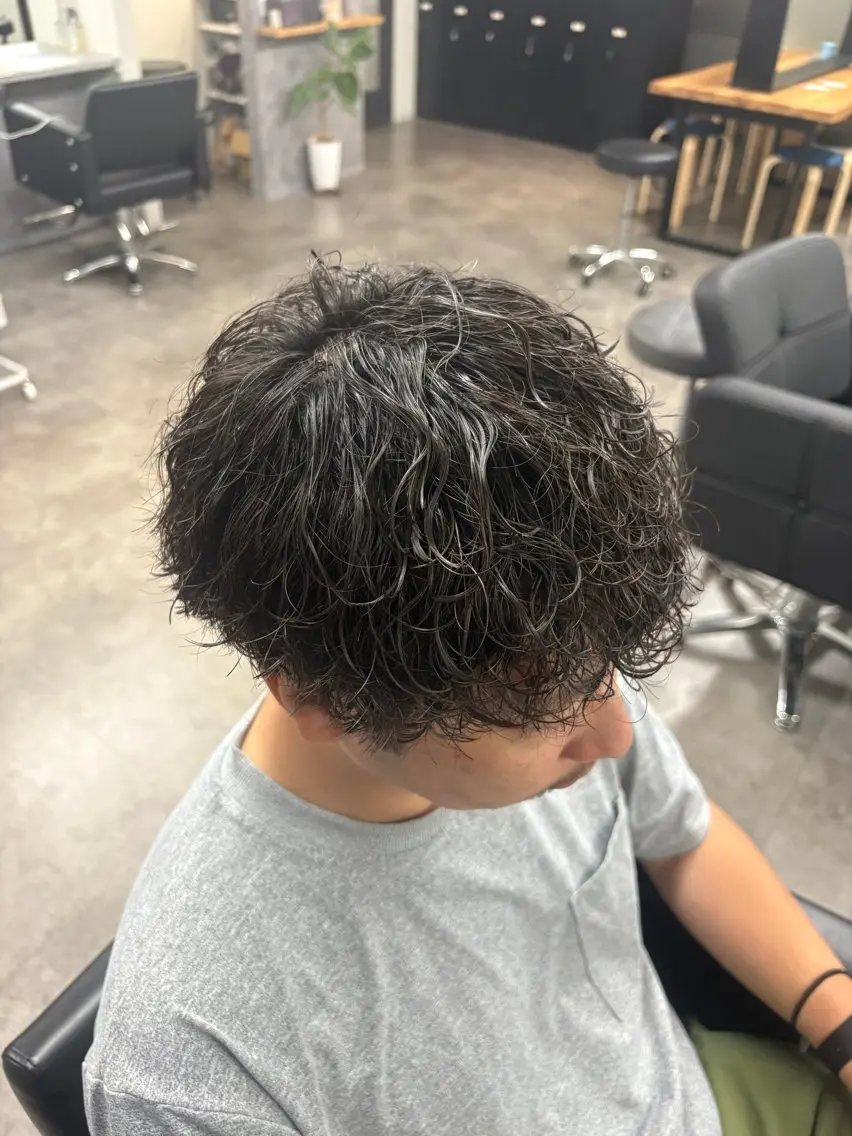 パーマ メンズ カット パーマ 🌱立川【縮毛矯正】 璃音🌱のヘアスタイル