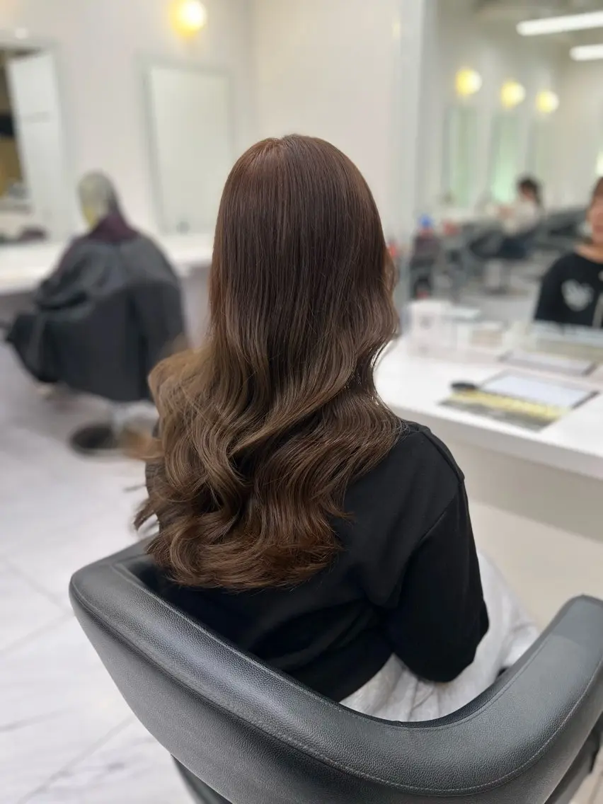 ロング カラー ベージュカラー ブリーチ 透明感カラー ダブルカラー ピンクカラー ヘアカラー 透明感🤍レイヤー ベージュ🤍ピンクのヘアスタイル