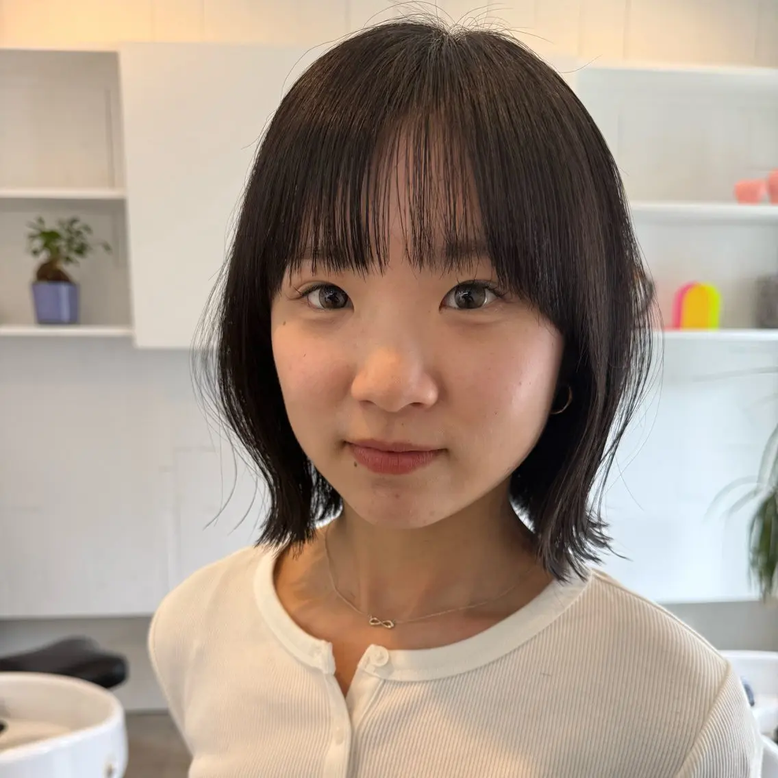 ミディアム 『新潟でトレンド ヘアなら僕』あいるのヘアスタイル