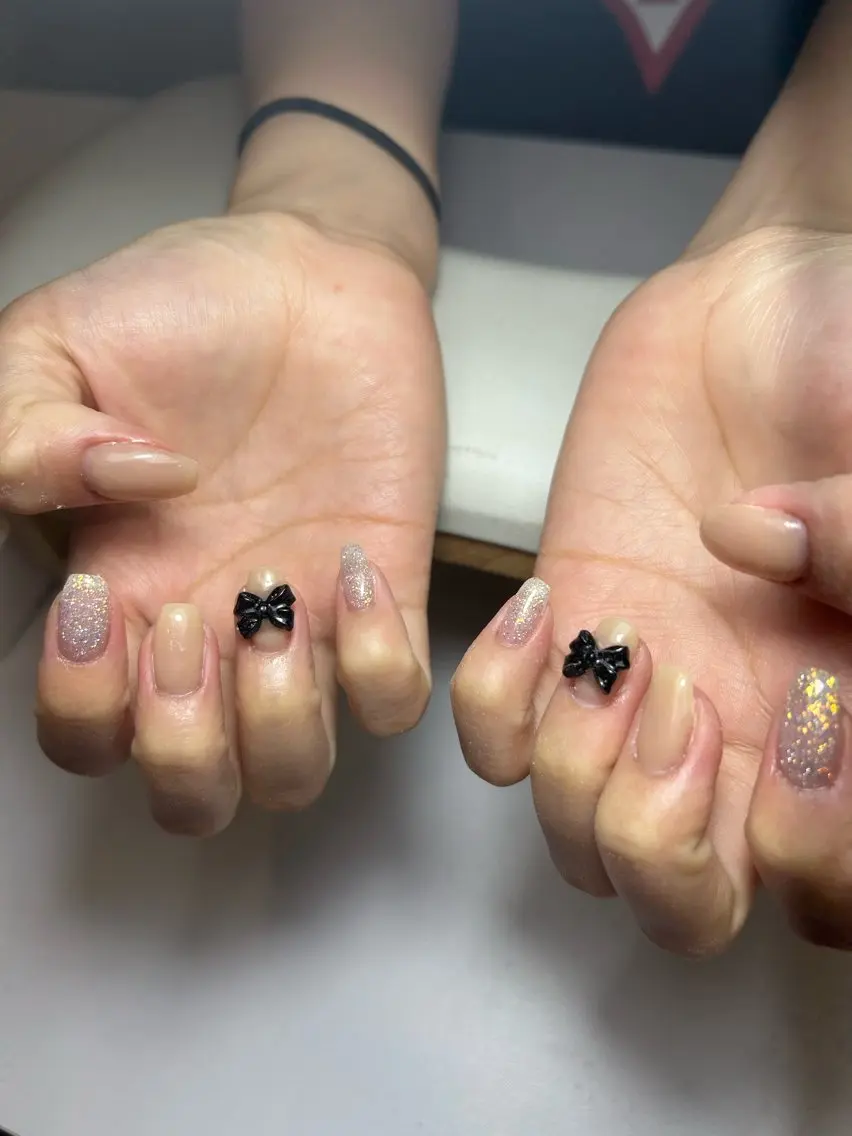 ネイル ハンドネイル 🎀 アネラ しま  🎀のネイルデザイン