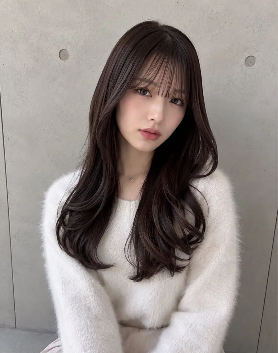 ロング カラー ベージュカラー ヘアカラー lua店 Yugo(河野有吾)のヘアスタイル