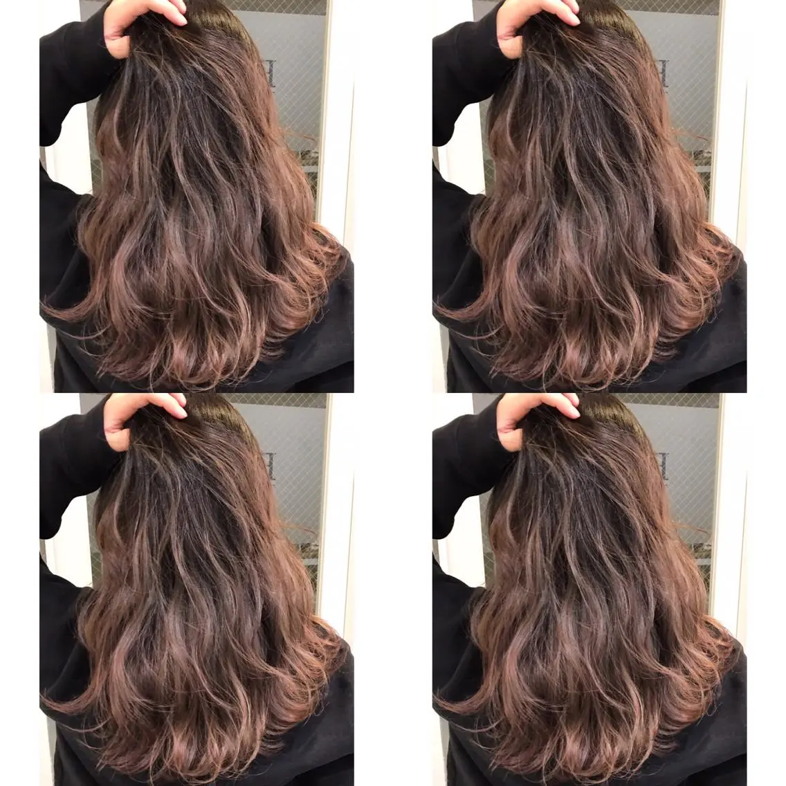 セミロング カラー ヘアアレンジ ヘアカラー トリートメント 縮毛矯正 髪質改善寺坂雄飛💐のヘアスタイル