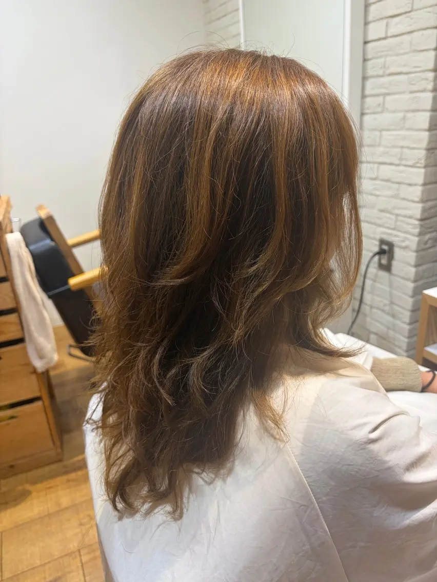 ロング ハイレイヤー レイヤーカット 京都／似合わせカット nanamiのヘアスタイル
