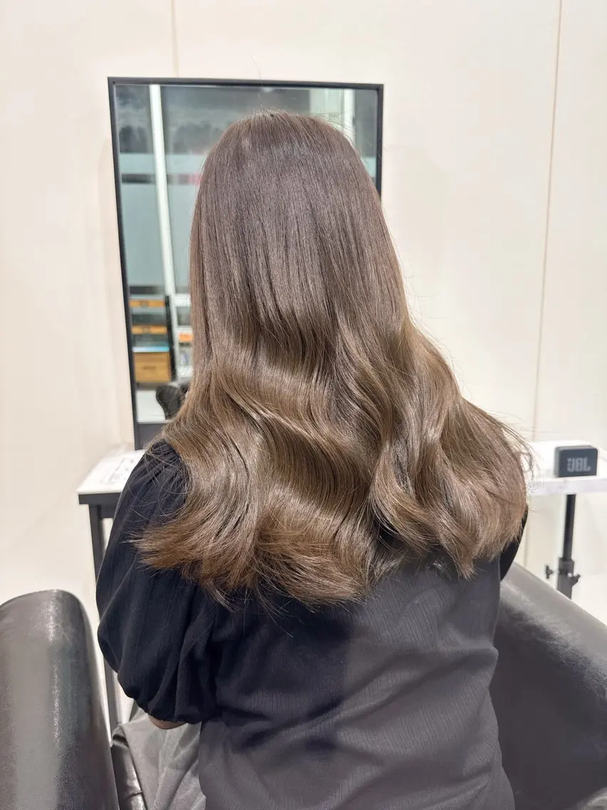 セミロング カット ヘアカラー トリートメント MILLIA滑川店/ みきやのヘアスタイル