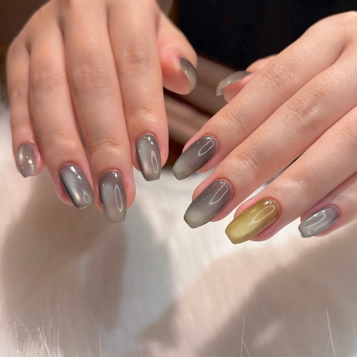 ネイル ハンドネイル MEI 🍑 nail OAKのネイルデザイン