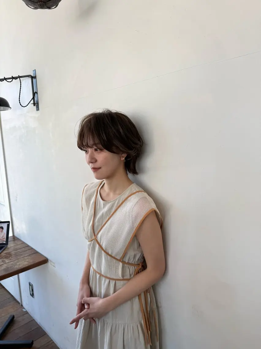 ショート ショートヘア ウルフカット 川口開世 short cutのヘアスタイル