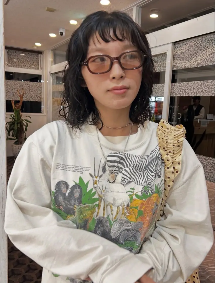ショート パーマ フルヤ ユウキのヘアスタイル