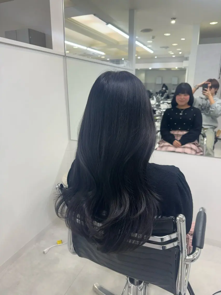 セミロング カラー ヘアカラー トリートメント ATRA /藤田勇也のヘアスタイル