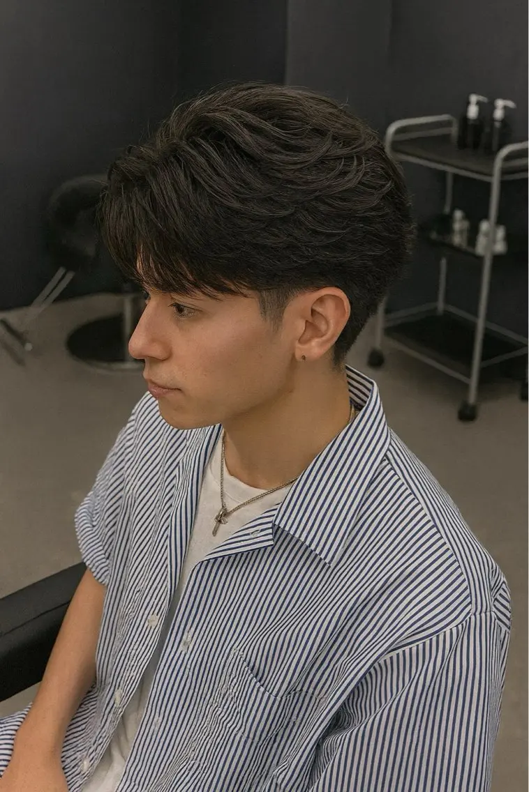 ミディアム パーマ ヘアアレンジ メンズ ミディアムパーマ メンズパーマ メンズツイストパーマ 波巻きパーマ ツイストパーマ 🔥ニュアンス フェザー小林海斗🔥のヘアスタイル