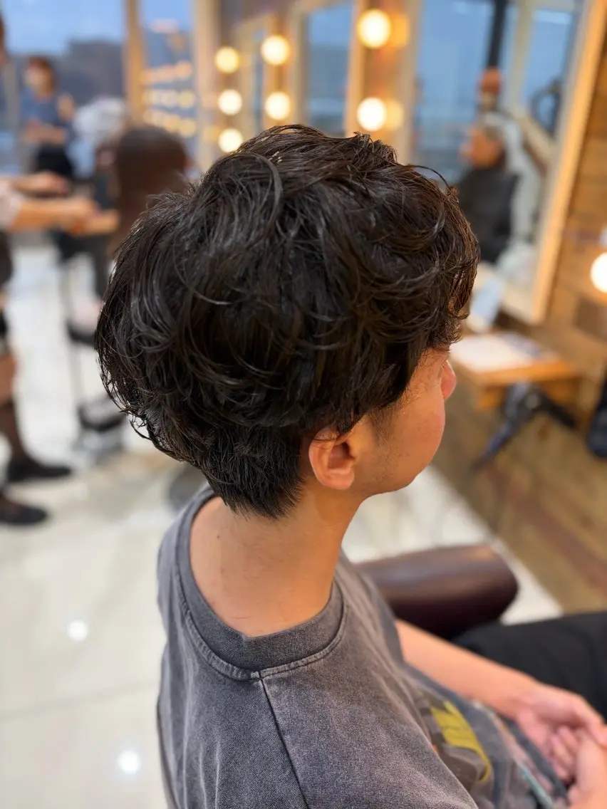 パーマ メンズ パーマ メンズパーマ/ウルフ /似合わせカット滉一のヘアスタイル
