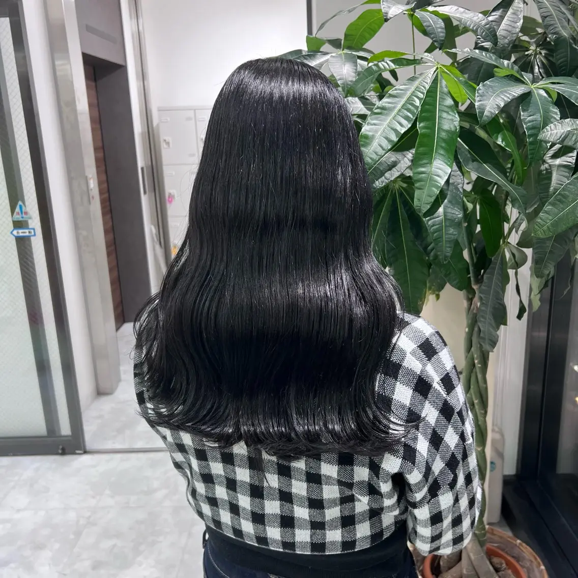 セミロング カット ヘアカラー トリートメント 🫧レイヤーカット ・ハッシュ🫧龍星のヘアスタイル