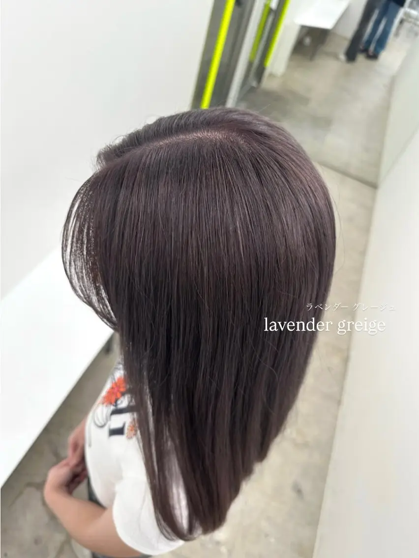 セミロング カラー aisa ／札幌／艶カラー🎀のヘアスタイル