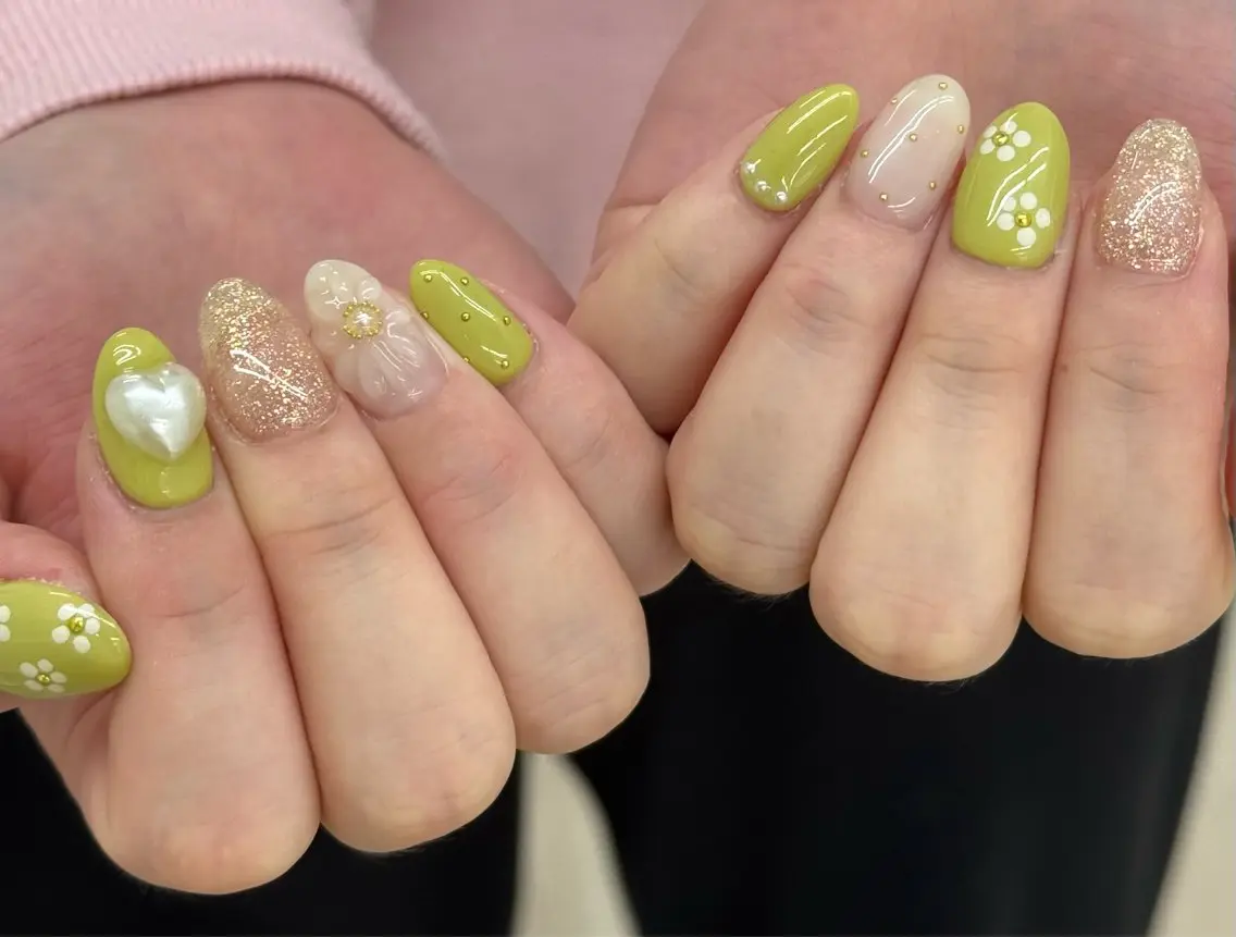 ネイル ハンドネイル OCEAN nail パラジェル　取扱い店のネイルデザイン