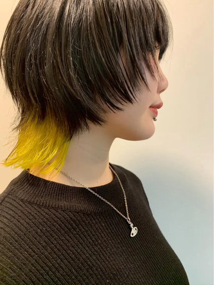 ミディアム カラー ヘアアレンジ レイヤーカット 栄💗レイヤーカット |パーマ|haruのヘアスタイル