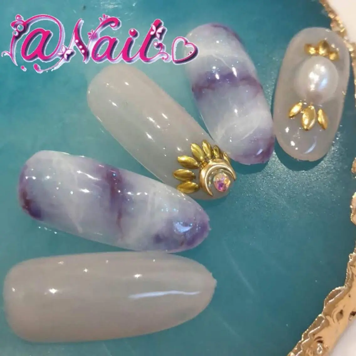 ネイル ネイルチップ 小尾 栞のネイルデザイン