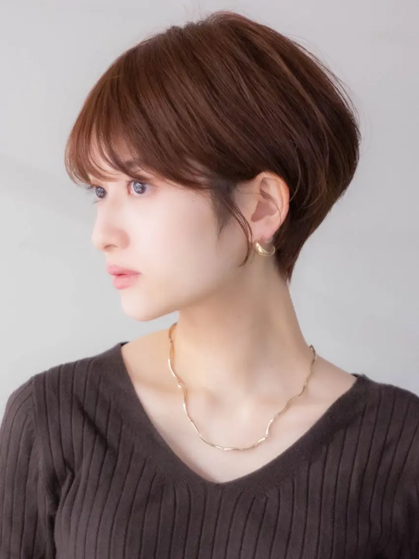 🎀【骨格補正大人可愛い丸みショートカット＋ダメージ補修トリートメント付き✨️】の写真