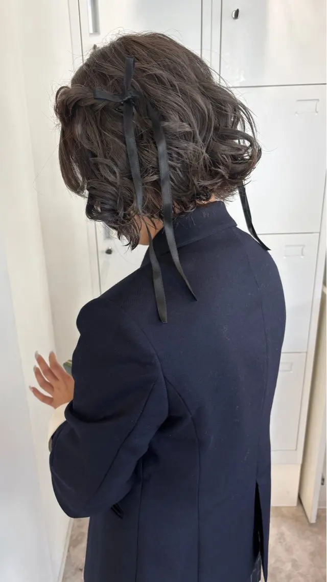 ヘアアレンジ 河野いずみ レイヤー/ボブ 🤍のヘアスタイル