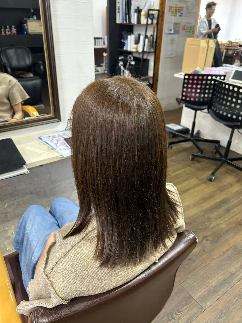 セミロング 🩵U-topia 🩵高田 青空🩵のヘアスタイル