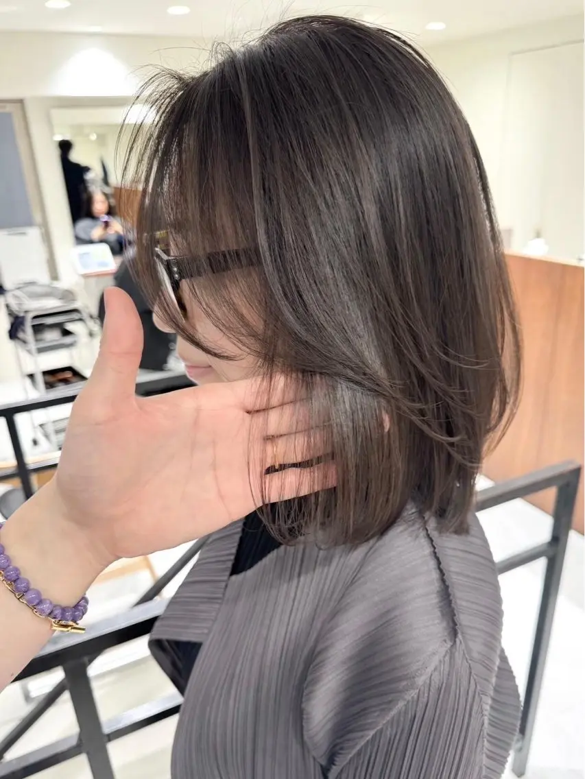 ミディアム カラー ヘアアレンジ TOA/ 福岡JIL BLANのヘアスタイル