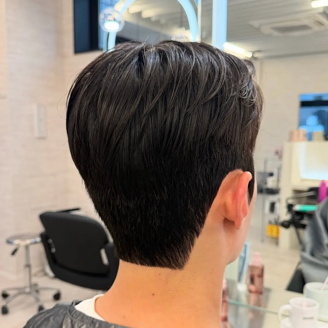 メンズ カット パーマ 韓国式ダウンパーマ 🇰🇷櫻井健のヘアスタイル