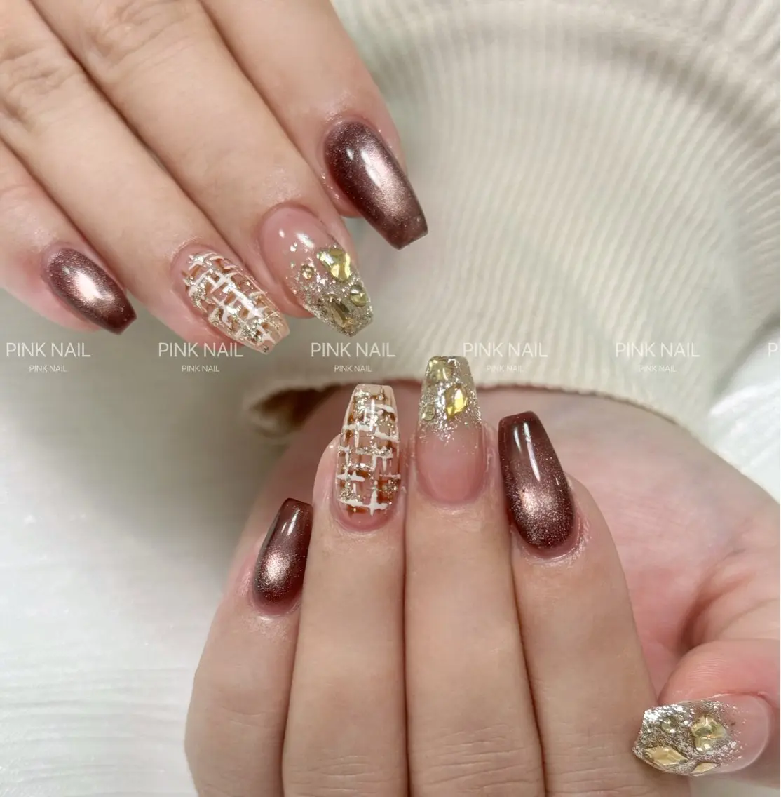 ネイル ハンドネイル pink nailのその他イメージ