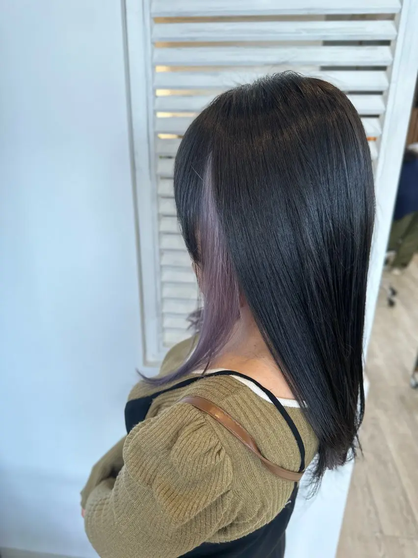 セミロング ヘアカラー 下島 優人のヘアスタイル