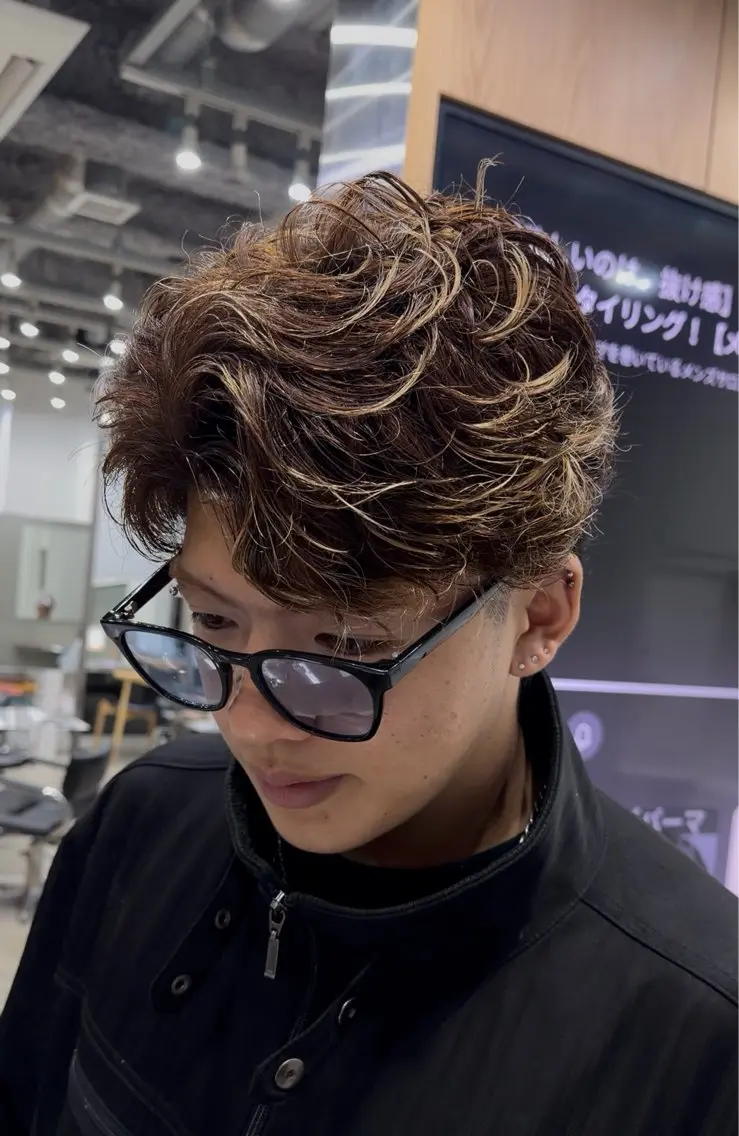 ショート パーマ fifth天神 /KAZUTOのヘアスタイル