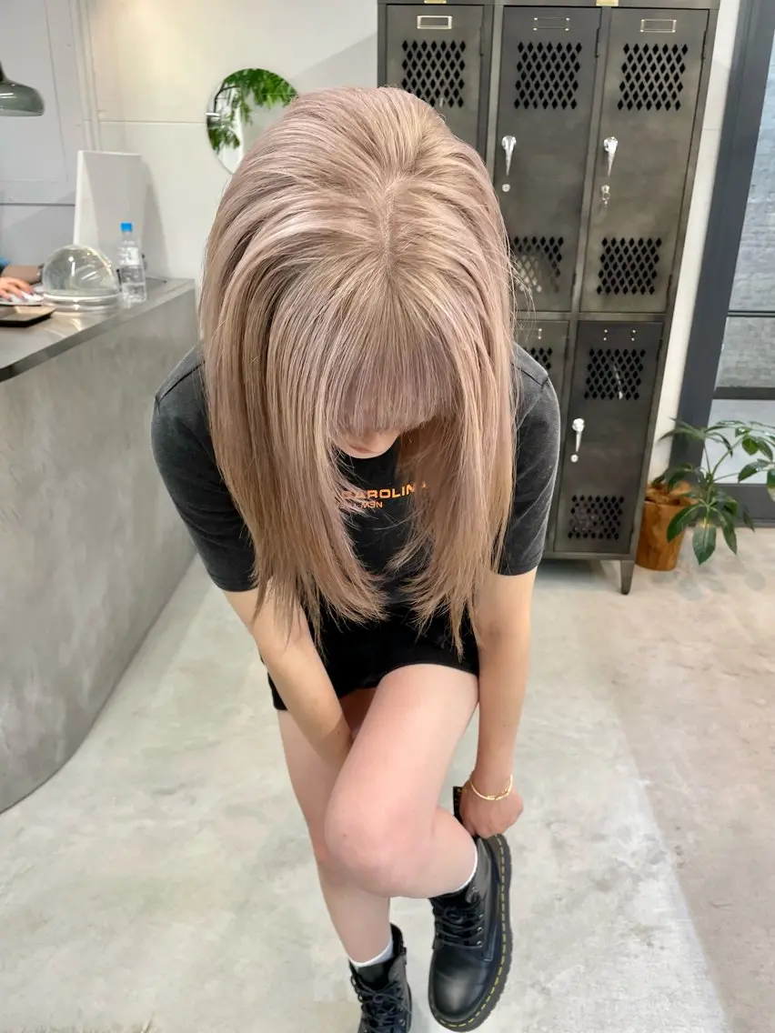 ㊙️人気No.1㊙️ダメージ最小限❤︎ケアダブルカラー➕Aujua SP&TR　本町メンズOK 【ミニモ限定】の写真