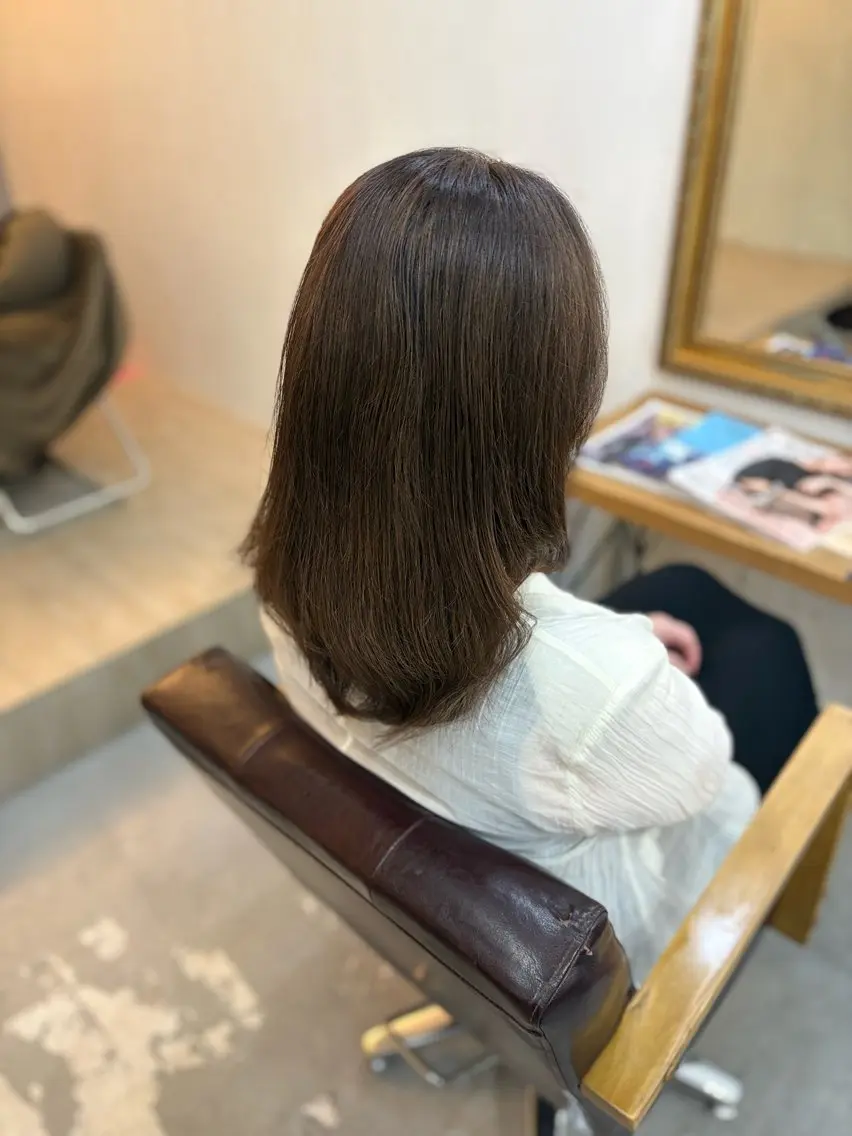 ロング カラー アッシュ アッシュブラウン ブラウンカラー ヘアカラー 表参道/南青山/ 蝦名まひるのヘアスタイル