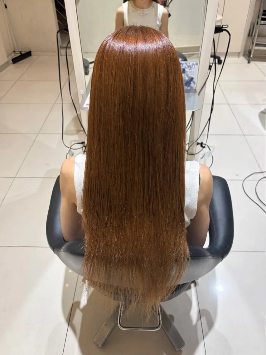 ロング カラー ブラウンカラー ロング 末武 萌/モデル募集中🎀のヘアスタイル