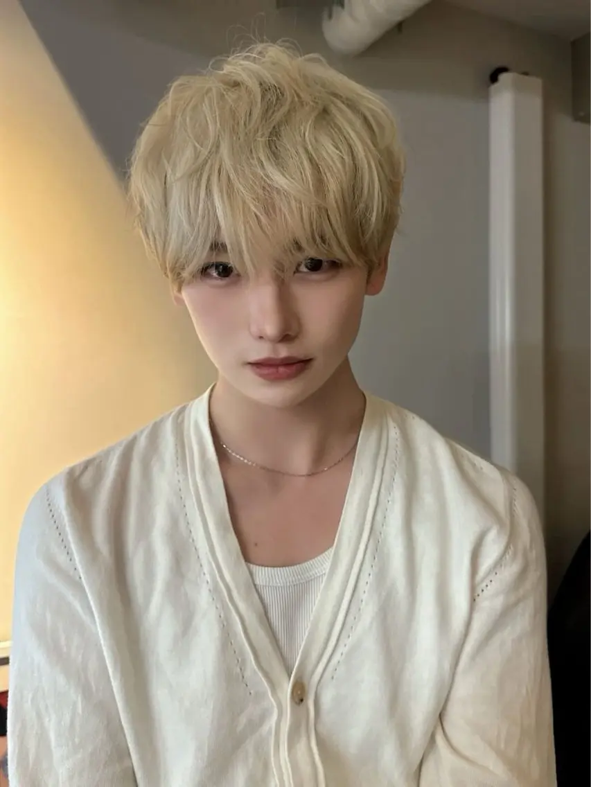 ショート カラー ヘアアレンジ メンズ ヘアカラー トリートメント ヘアセット 💎韓国ヘア/ 艶カラー💎souのヘアスタイル