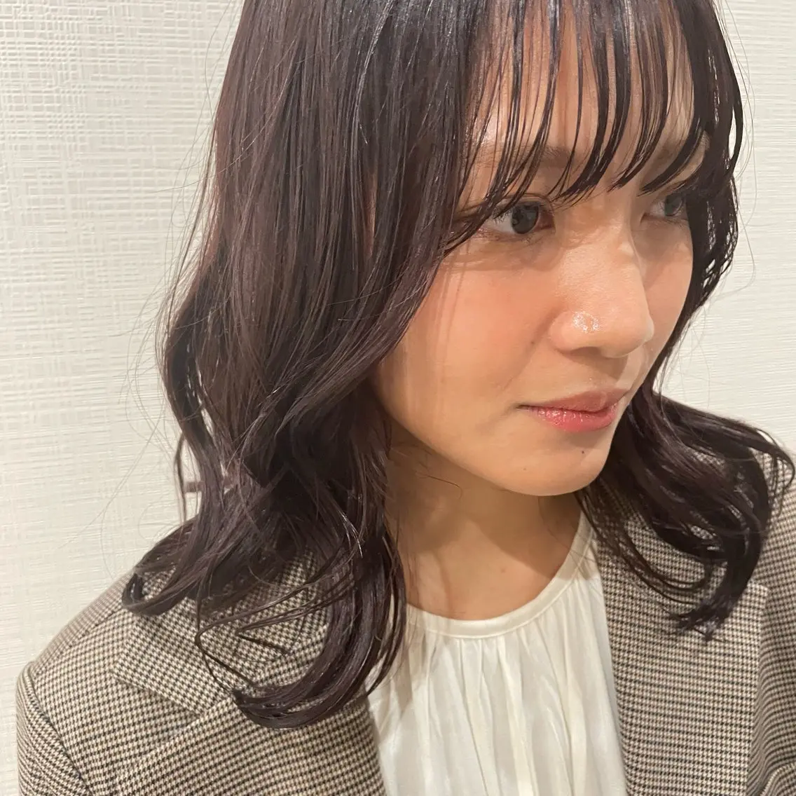 ミディアム カラー カット ヘアカラー RorriM natsuのヘアスタイル