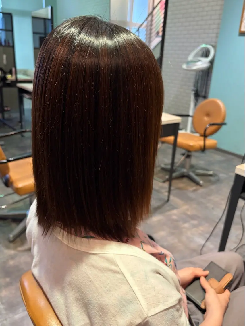 パーマ 縮毛矯正 縮毛矯正 Nakamura Ruruのヘアスタイル