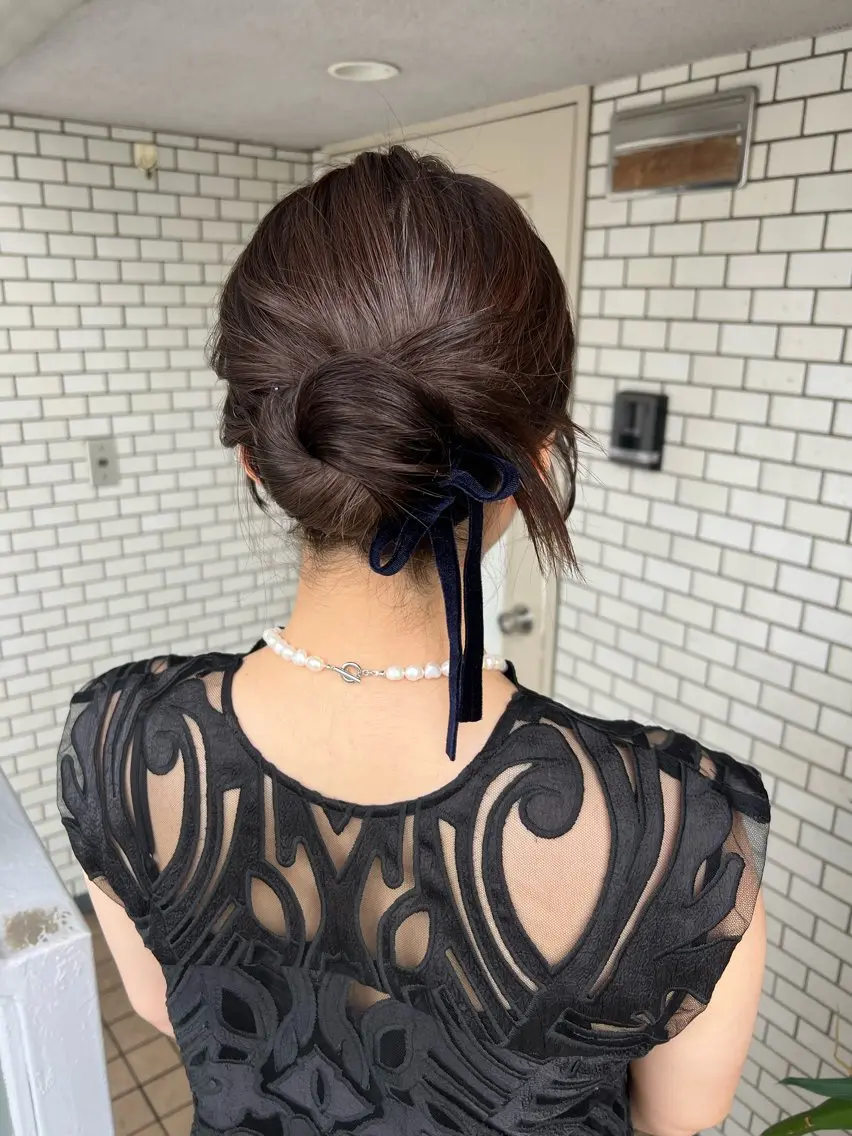 ヘアアレンジ ヘアセット 大人可愛いヘアメイク 💋🧚♀️しずかのヘアスタイル