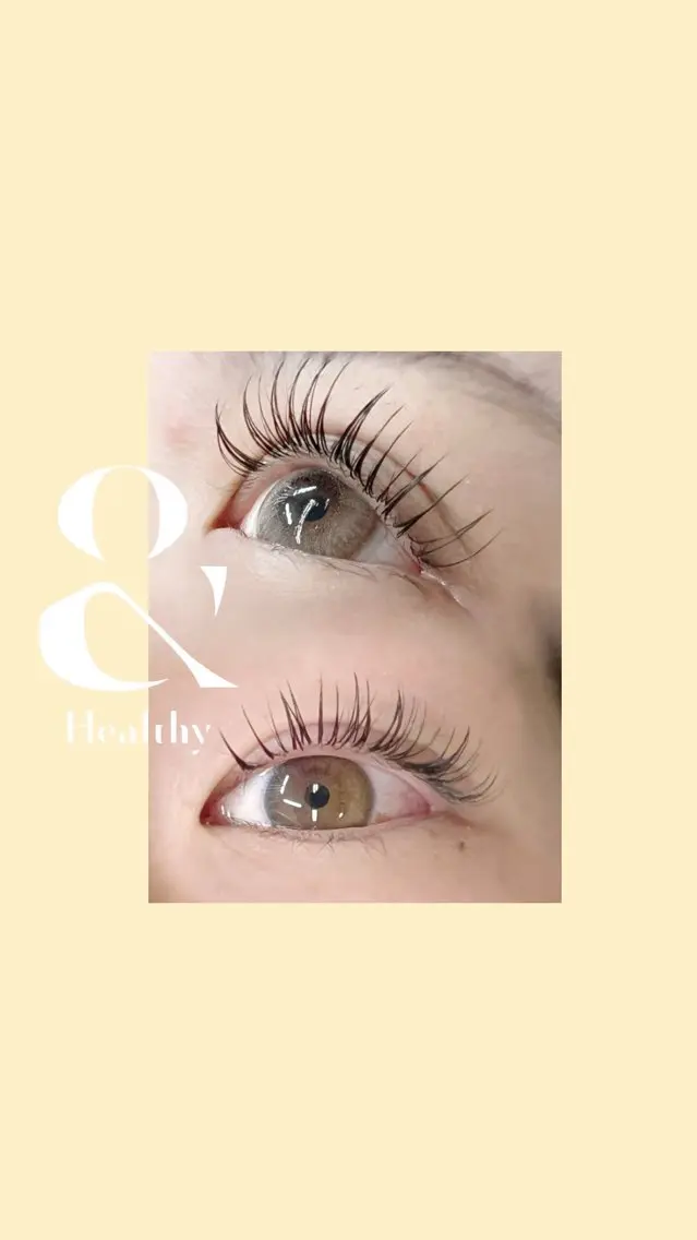 平日限定★&healthy <マツエク120本✕まつ毛パーマ同日施術> ¥8780の写真