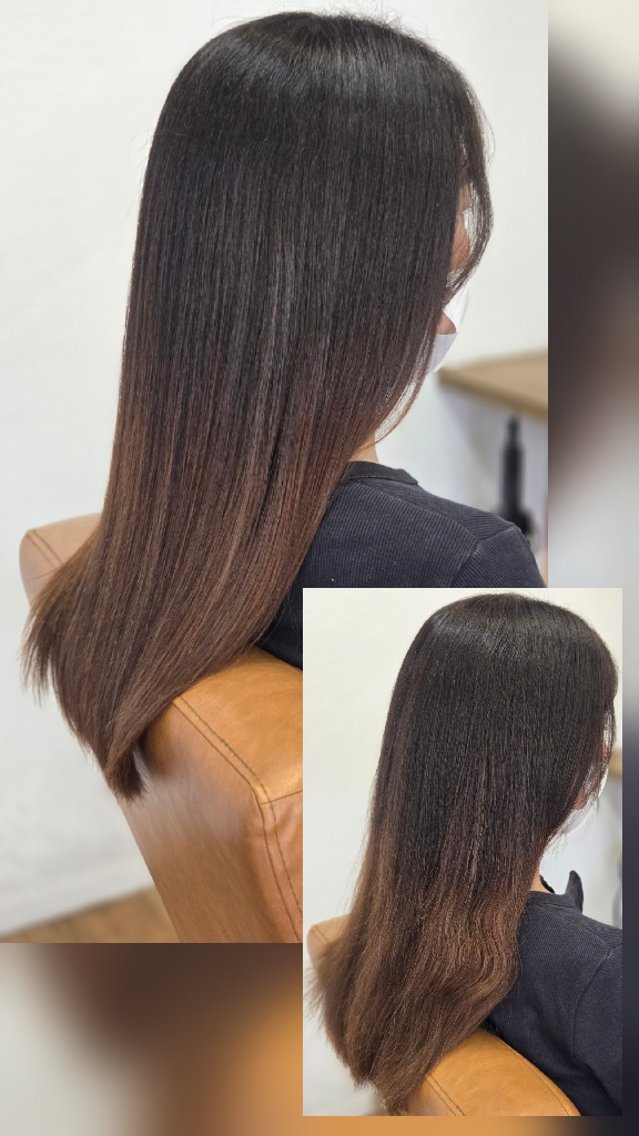 ロング くせ毛 髪質改善 縮毛矯正 トリートメント 髪質改善専門店 ohana hairのヘアスタイル