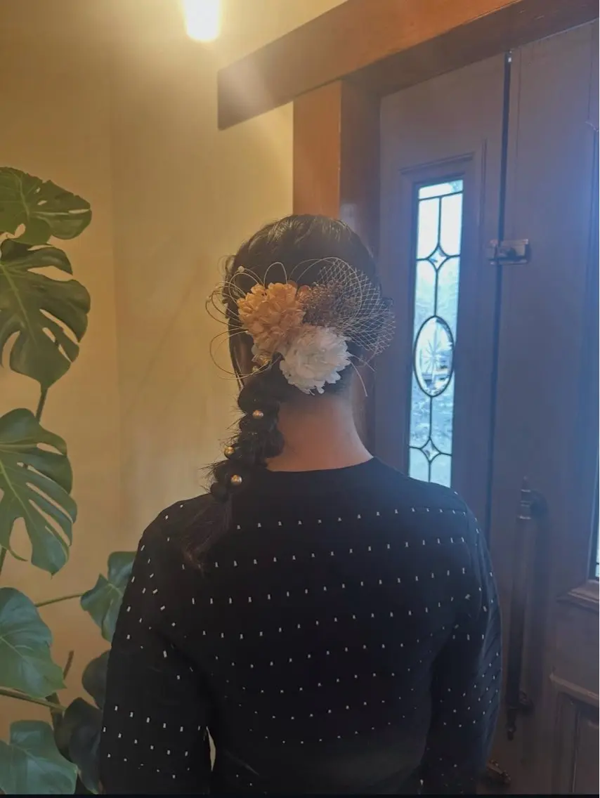 ミニモ特別価格ヘアアレンジの写真
